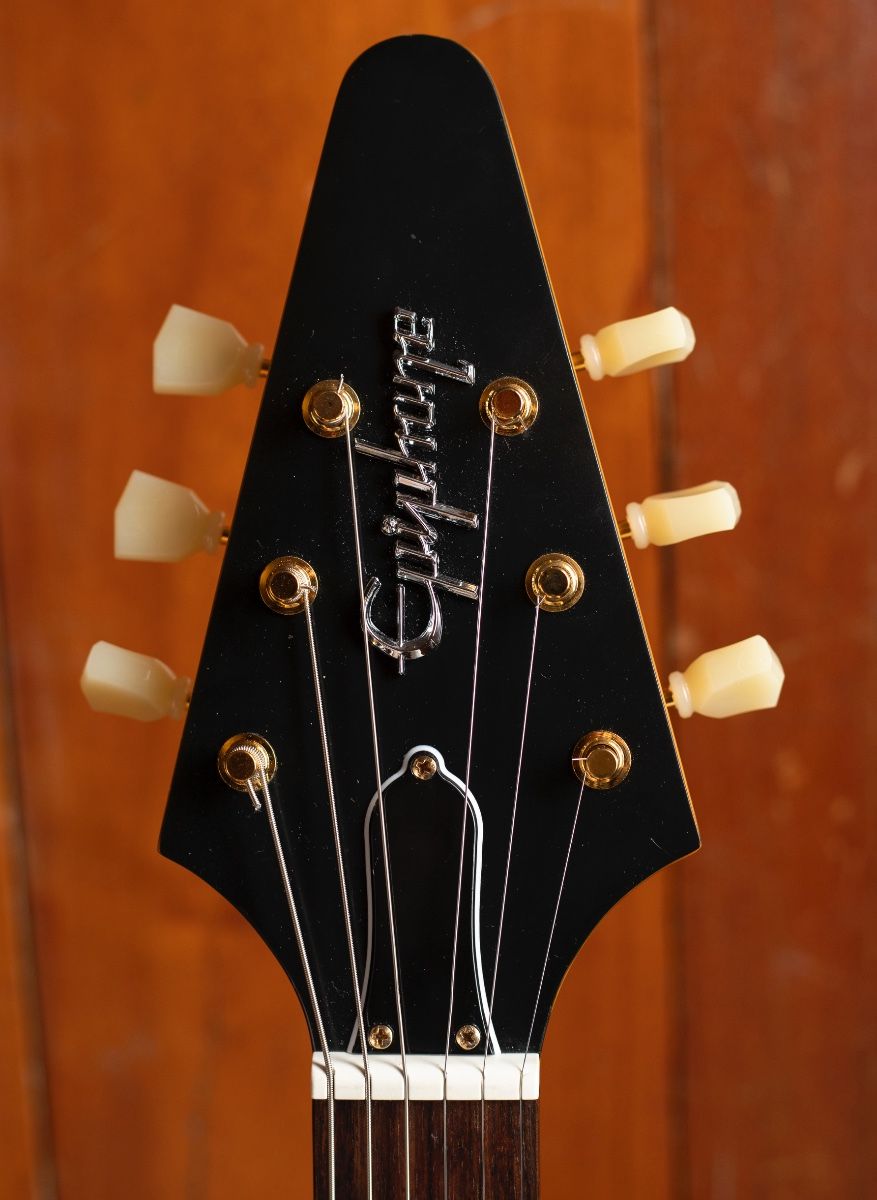 Epiphone コリーナV Epiphone Flying V Korina – Elektrische Gitaar | Max Guitar