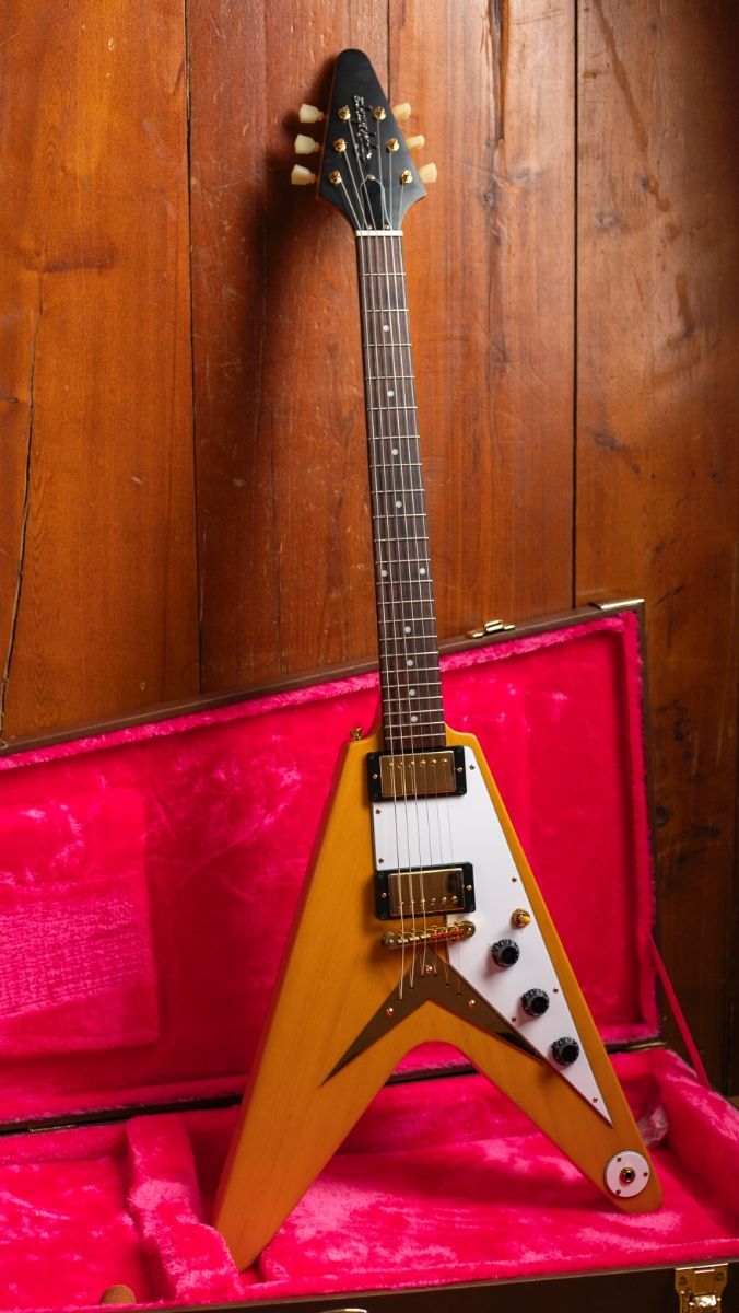 Epiphone Flying V Korina – Elektrische Gitaar | Max Guitar