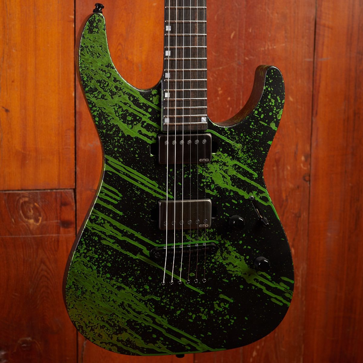 ESP USA M-II NTB Alien Blood Splatter # Occasion – Electric Guitar