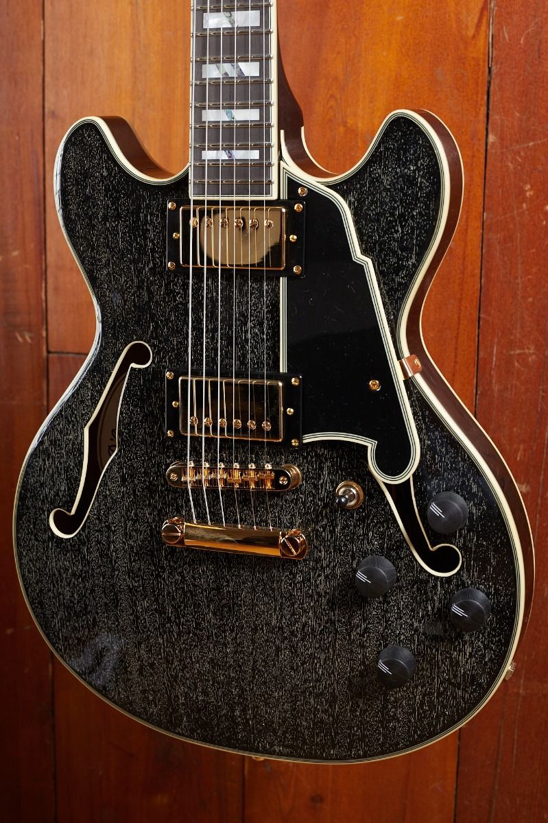 D'Angelico Excel Mini DC Black Dog – Electric Guitar | Max Guitar