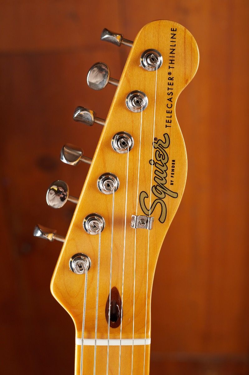 Squier Telecaster thinline セミホロウボディ ゴールド Squier by Fender 【現品画像】FSR Classic Vibe '60s