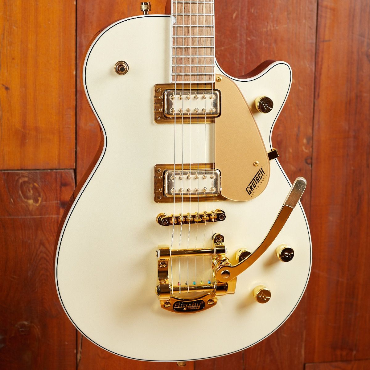 Gretsch Pristine LTD Jet, White Gold – Elektrische Gitaar | Max Guitar