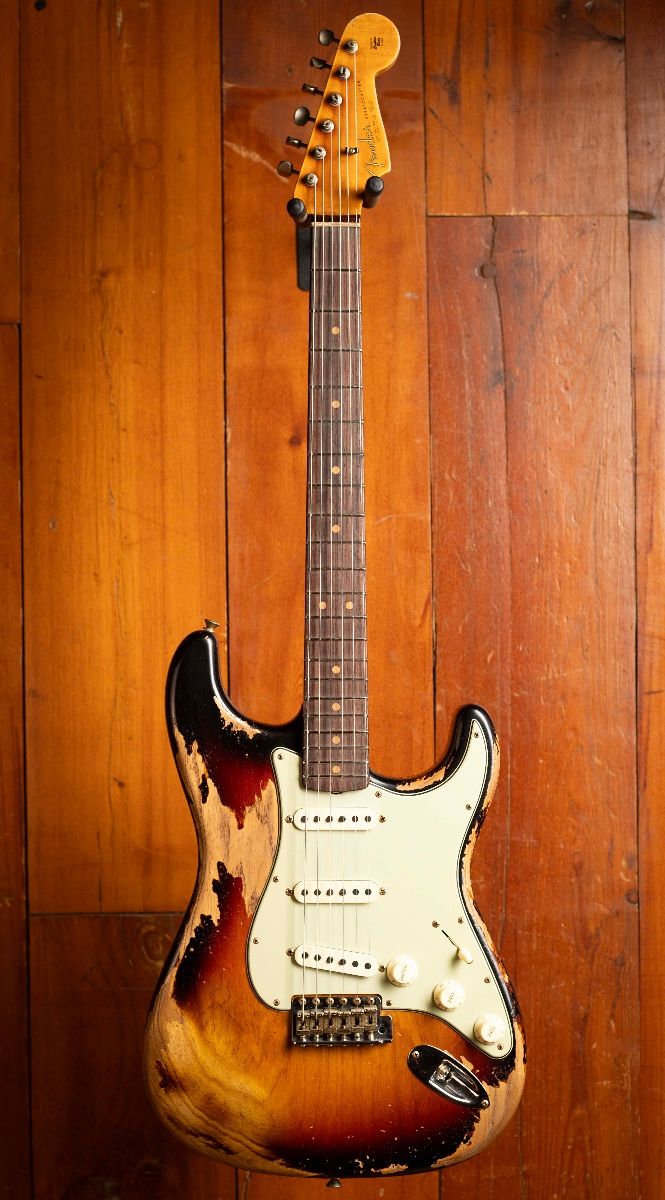Fender CS 1963 Stratocaster Super Heavy Relic - Super Faded Aged 3