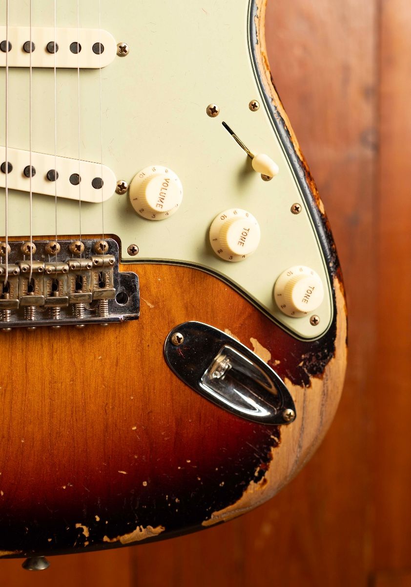 Fender CS 1963 Stratocaster Super Heavy Relic - Super Faded Aged 3