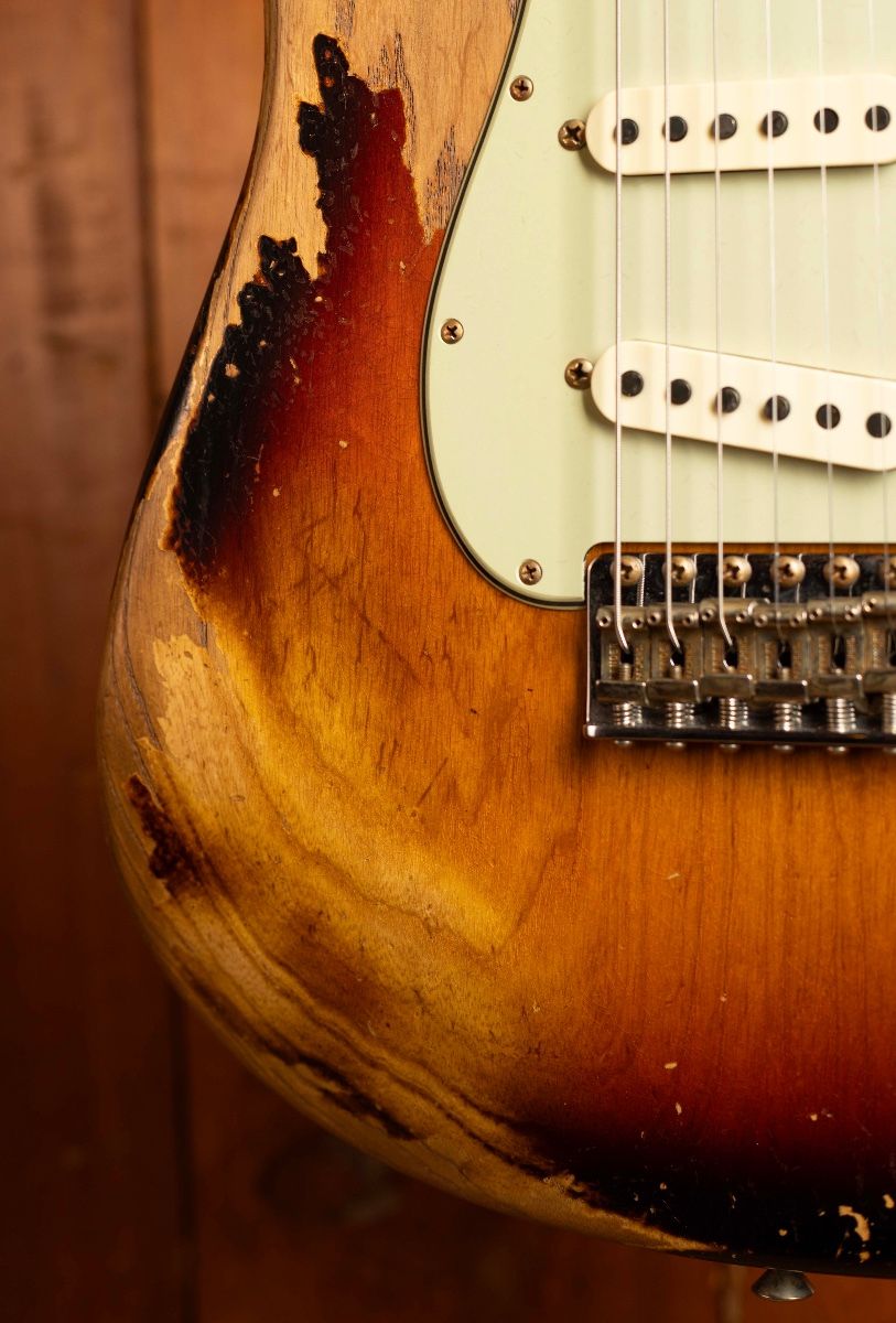 Fender CS 1963 Stratocaster Super Heavy Relic - Super Faded Aged 3