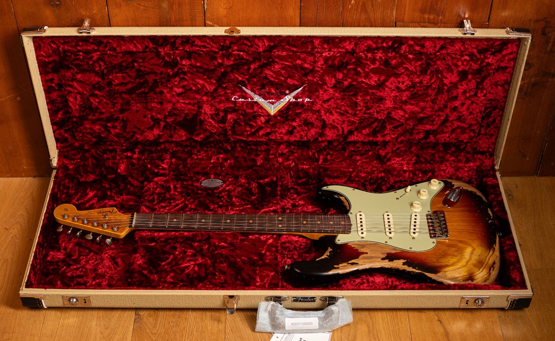Fender CS 1963 Stratocaster Super Heavy Relic - Super Faded Aged 3