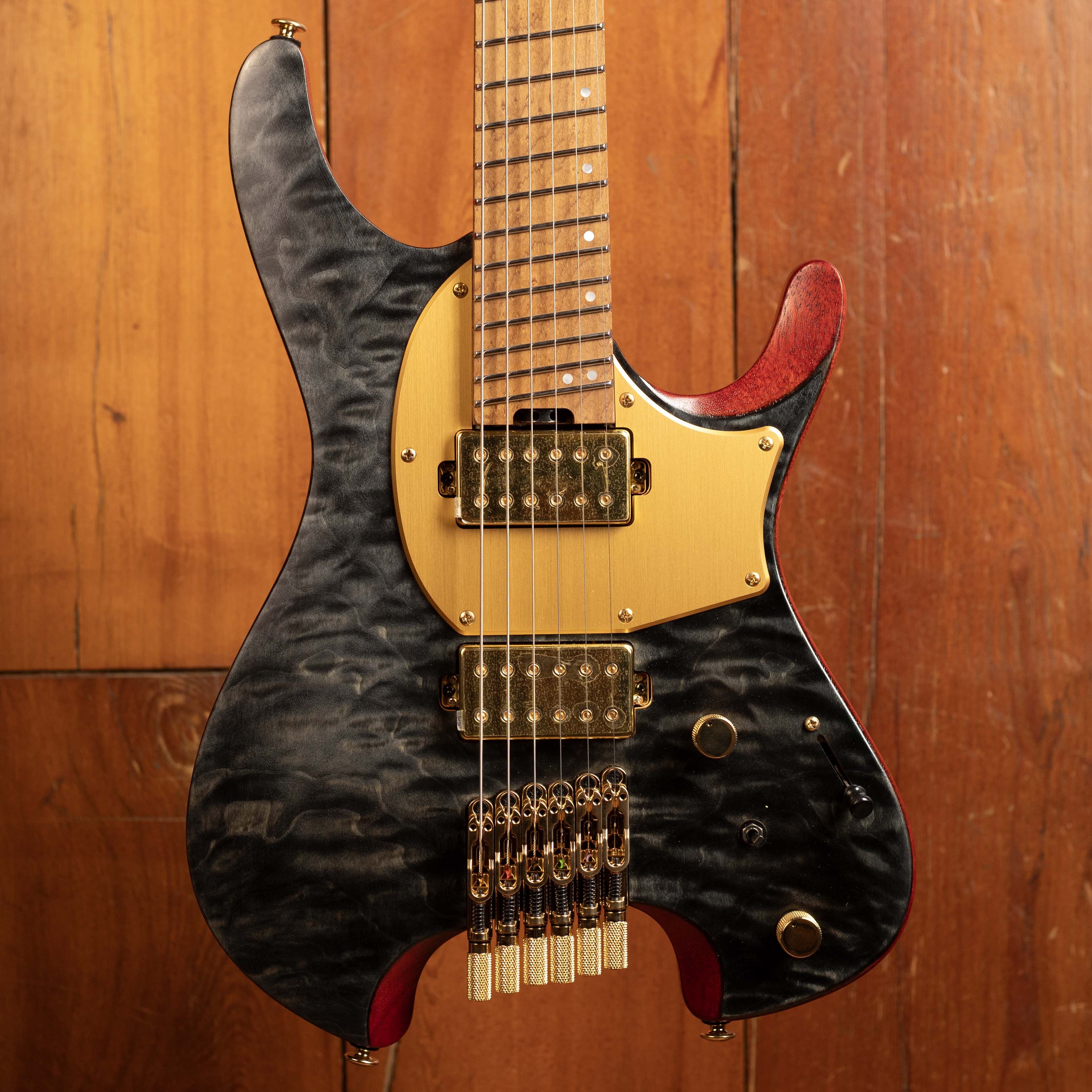 Ibanez MGFM10 Obsidian Black Low Gloss Manuel Gardner Fernandes