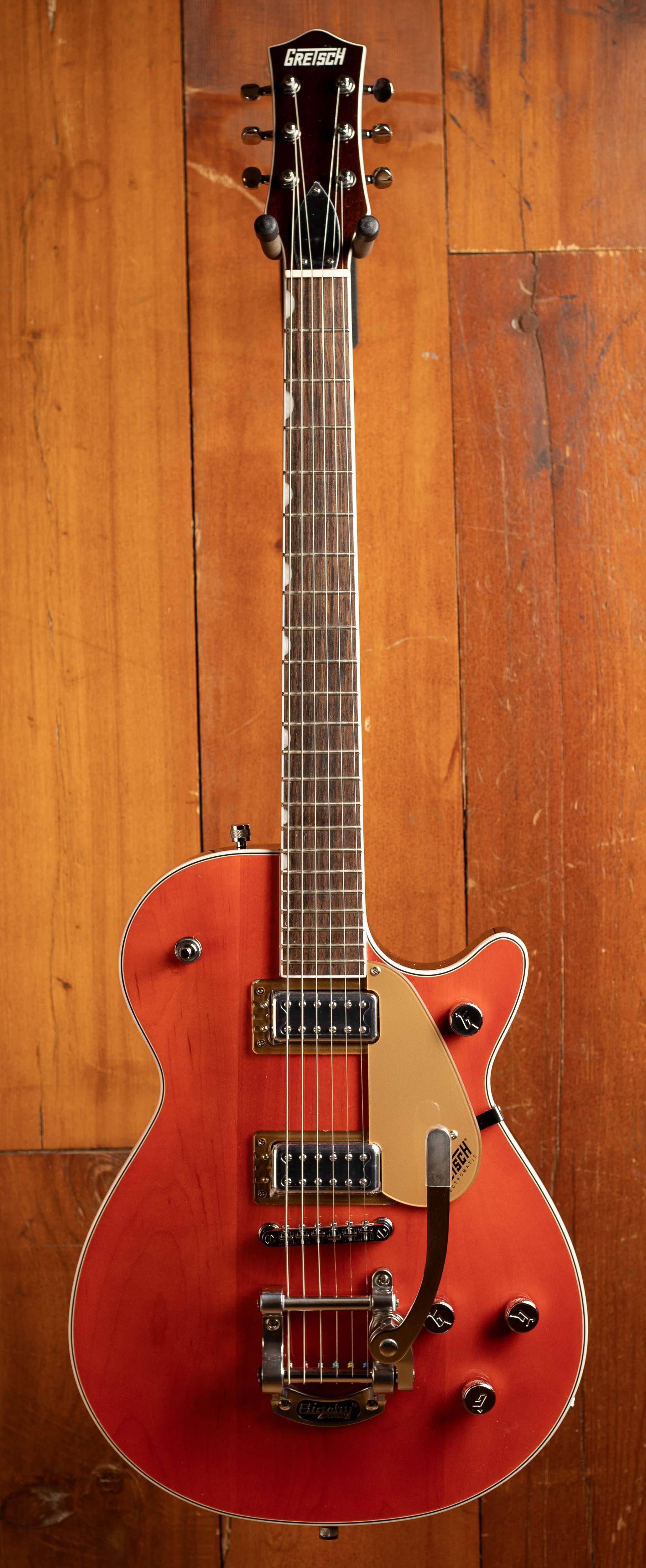 Gretsch G5230T Electromatic Jet FT Bigsby Orange Stain – Electric