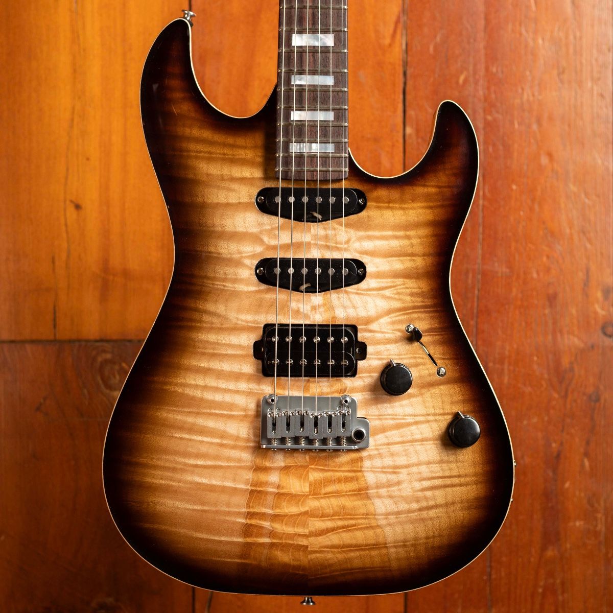 Patrick James Eggle - 96 Flamed Maple – Electric Guitar | Max Guitar