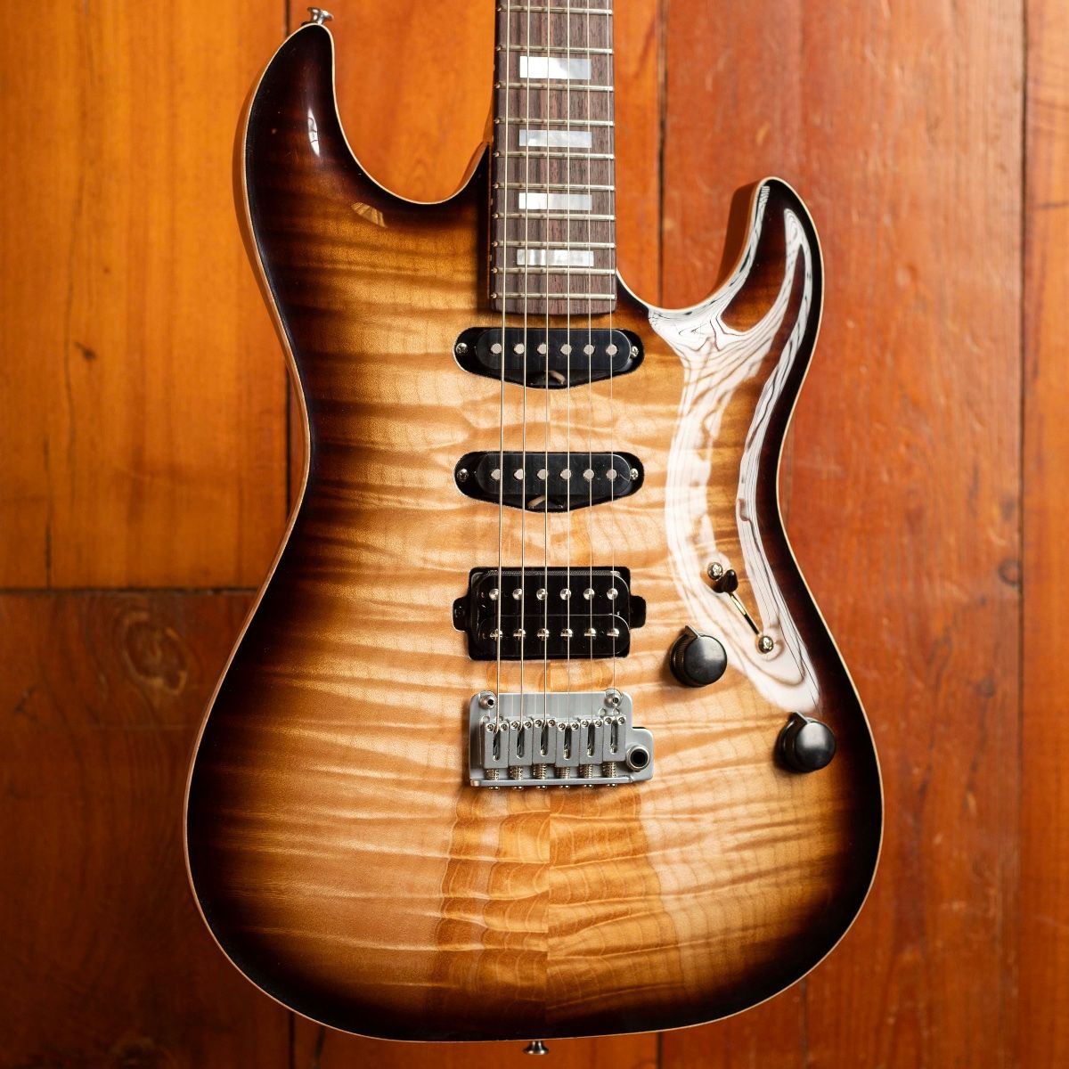 Patrick James Eggle - 96 Flamed Maple – Electric Guitar | Max Guitar