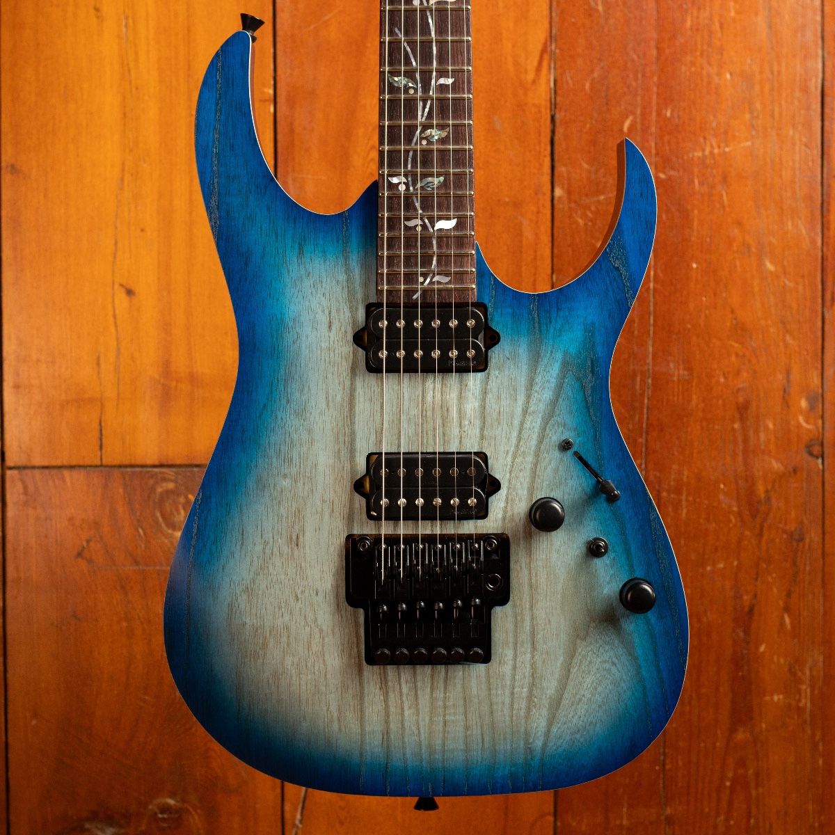 Ibanez RG8620AHGFB Ghost Fleet Blue Burst – Electric Guitar | Max