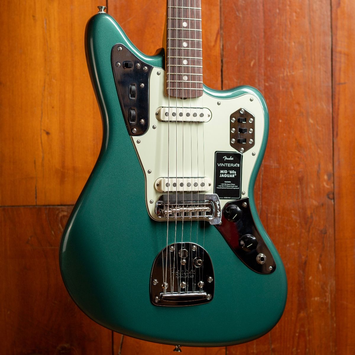 Fender Vintera III Mid 60s Jaguar Sherwood Green Metallic