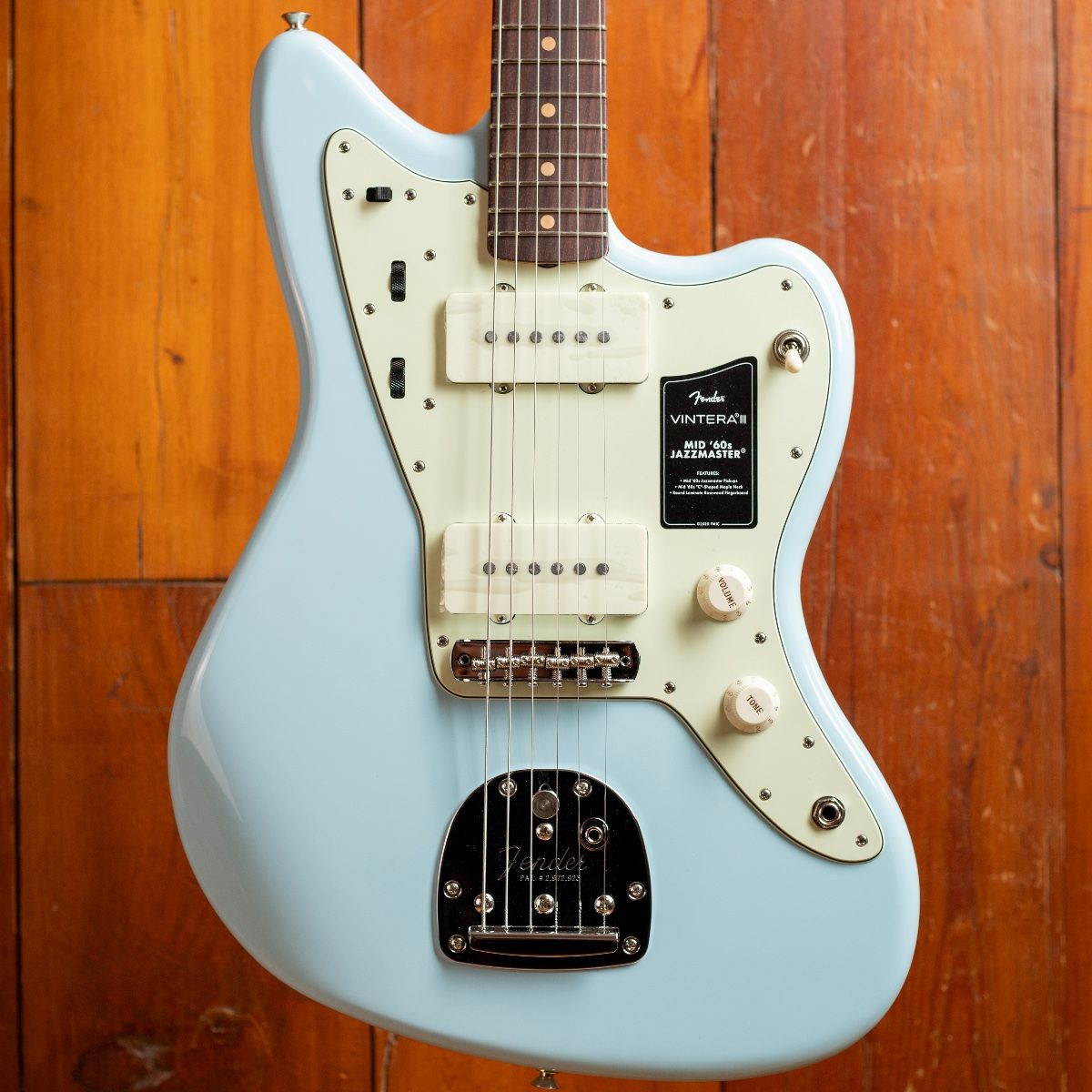 Fender Vintera III Mid 60s Jazzmaster Sonic Blue – Elektrische