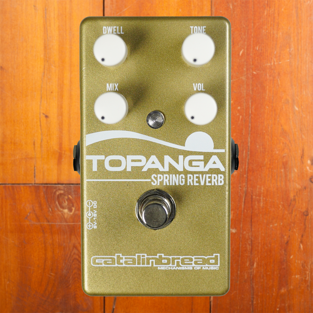 ギター Catlinbread Topanga Spring Reverb Catalinbread Topanga Gold'n White LTD – Pedal / Efecto de Guitarra