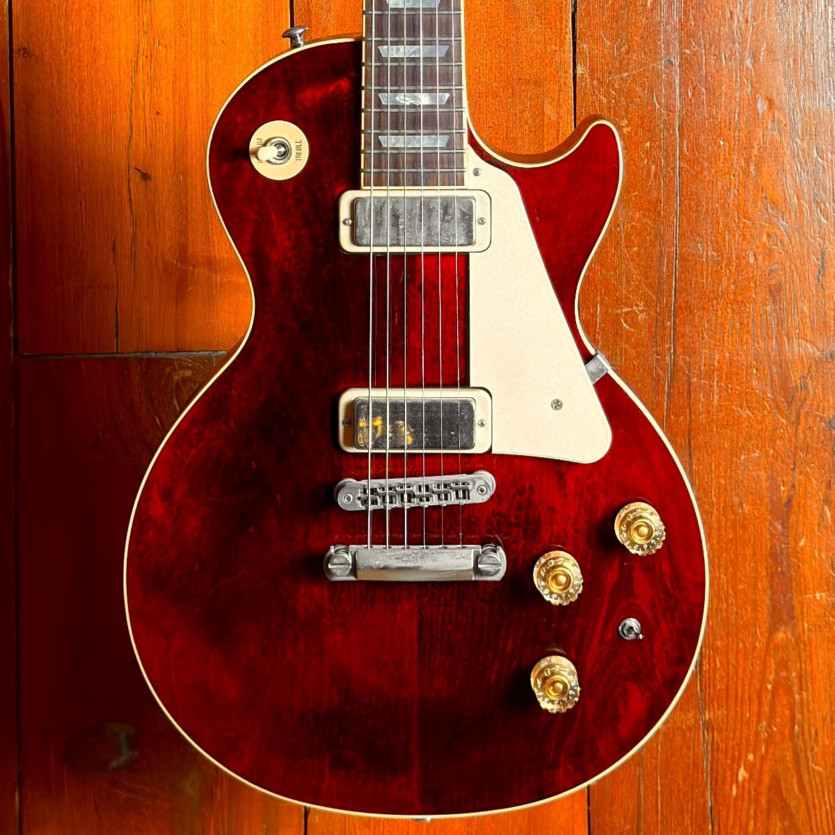 2015 Gibson Les Paul Deluxe Wine Red – Electric Guitar | Max Guitar