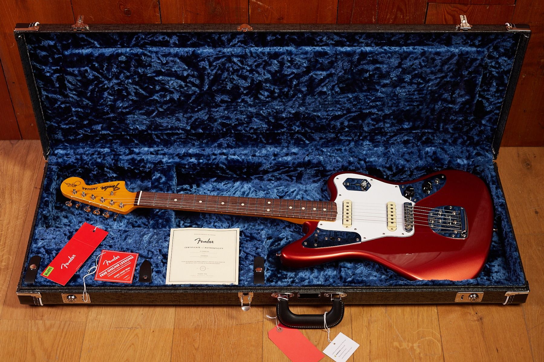 Johnny Marr Jaguar RW Metallic Kandy Orange – Elektrische Gitaar