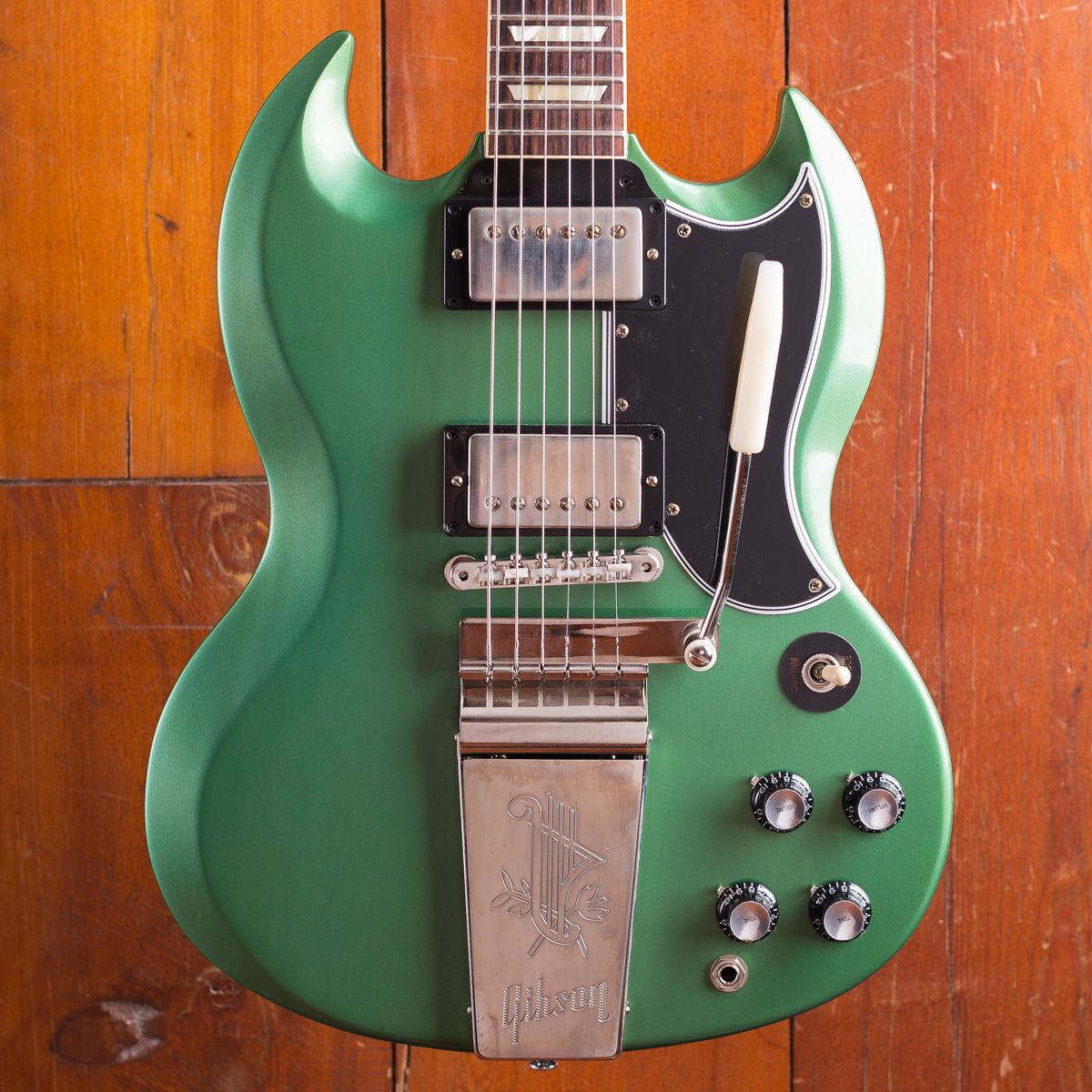 Gibson CS 1964 SG Standard Reissue, Inverness Green – Ele