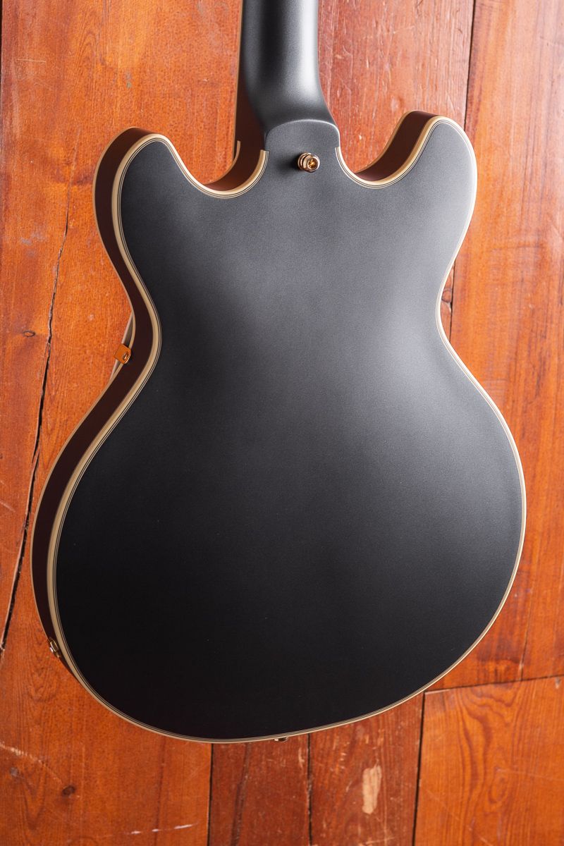 D'Angelico Deluxe Mini DC Limited Edition, Matte Charcoal