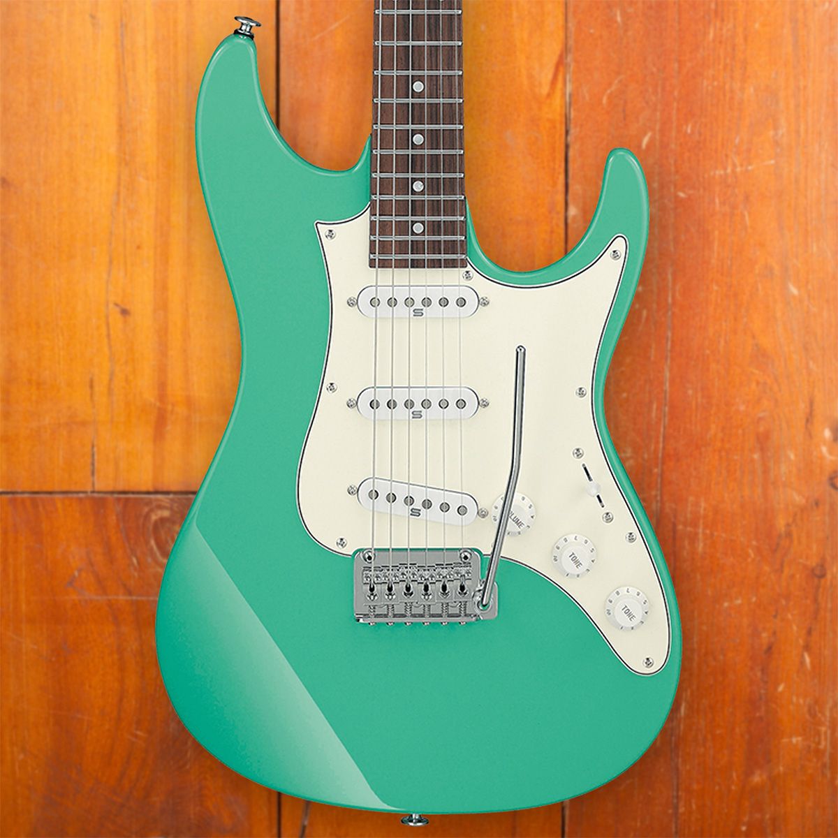みどり Ibanez AZ2203N Seafoam Green – Electric Guitar | Max Guitar