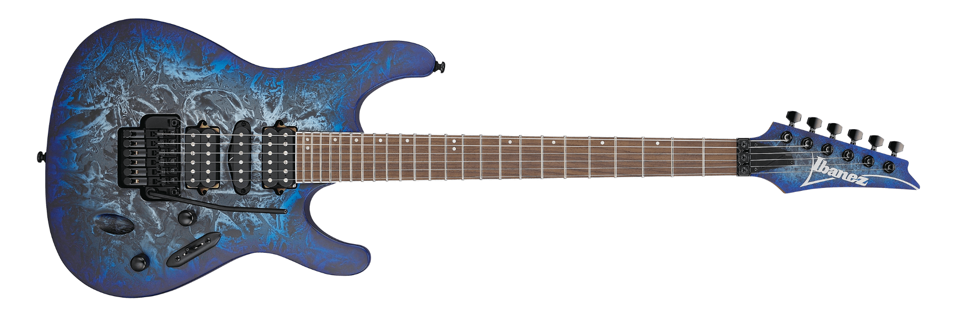 美品IBANEZ AC-7-BSF-27-01 Ibanez B-Stock S770 Electric Guitar, Cosmic Blue Frozen
