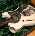 James Trussart Deluxe Steelcaster HB Bigsby Cream on Black Roses