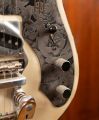 James Trussart Deluxe Steelcaster HB Bigsby Cream on Black Roses
