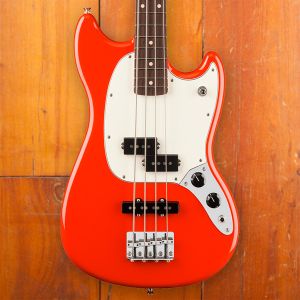 Fender Player II Mustang Bass PJ RW Coral Red