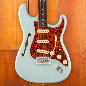 Fender FSR American Professional II Strat Thinline RW Daphne Blue