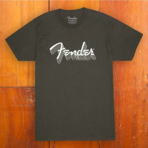 Fender Reflective Ink T-Shirt, Charcoal, L