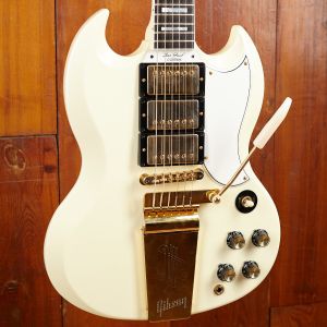 Gibson CS 1963 SG/LP Classic White Maestro Vibrola #001031 B-Stock