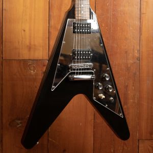 Gibson Flying V Ebony - Mirror Pickguard (2001)