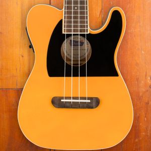 Fender Fullerton Tele Ukelele Walnut Fingerboard Butterscotch Blond