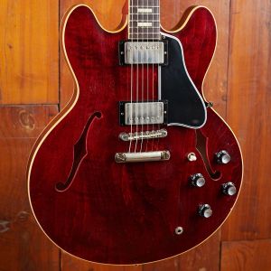 Gibson CS 64 ES-335 Dark Satin Antique Red, Murphy Light Aged