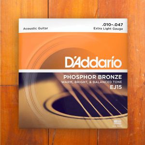 D'Addario EJ15 10-47 Extra Light, Phosphor Bronze