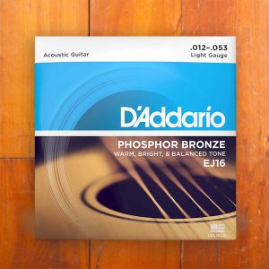 D'Addario EJ16 12-53 Light, Phosphor Bronze