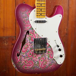 Fender CS 50s Tele Thinline LTD Pink Paisley