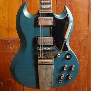 Gibson CS 1964 SG Standard Reissue w/ Maestro, Pelham Blue, Murphy Lab Ultra Light Aged