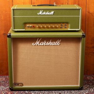 Marshall Custom order 1987X Head + 1936 Cab OLIVE GREEN LEVANT