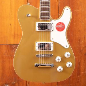 Squier LTD Troublemaker Telecaster Deluxe, Aztec Gold