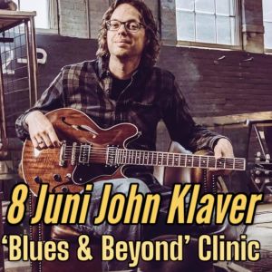 Ticket John Klaver Blues Clinic 8 Juni 14:00 - incl 2 drinks