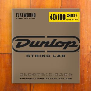 Dunlop Short Scale Flatwound 40-100 Bass Strings - CDU DBFS40100S