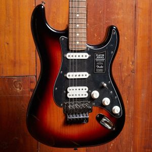 Fender Player Stratocaster, Floyd Rose, HSS, Pau Ferro, 3-Tone Sunburst