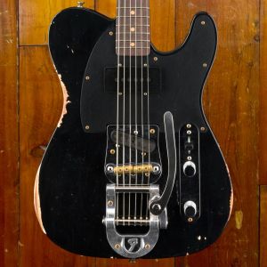 Fender CS #22 Limited Edition 1960 Telecaster Bigsby Relic RW, Aged Black