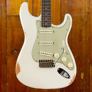 Fender CS #271 Limited Edition Fat 1959 Stratocaster Relic RW, Aged Olympic White