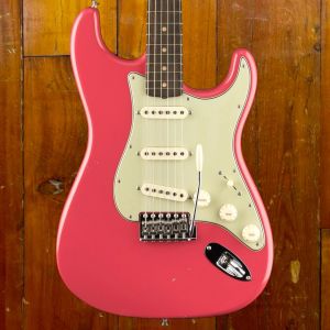 Fender CS #136 Limited Edition 1963 Stratocaster Journeyman Relic RW, Aged Fiesta Red