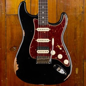 Fender CS #146 Limited Edition '67 HSS Stratocaster Relic RW, Aged Black