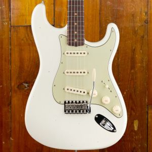 Fender CS #55 Limited Edition 1962 Poblano Stratocaster Journeyman Relic RW, Aged Olympic White