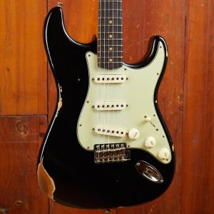 CS 1963 Stratocaster Relic - roasted neck, Aged Black Finish