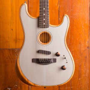 Fender American Acoustasonic Stratocaster Trans Sonic Blue