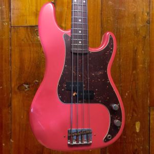 Fender CS Pino Paladino P-Bass Fiesta red